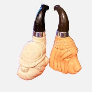 Vintage Avon dog pipes (2 pc)